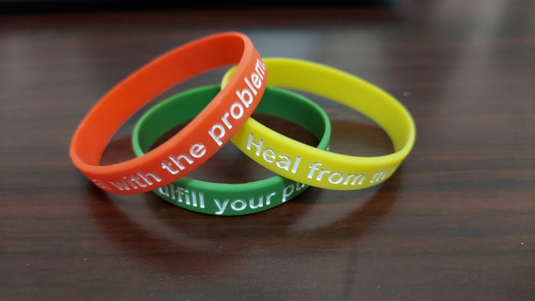 Deal Heal Fulfill Wrist Bands